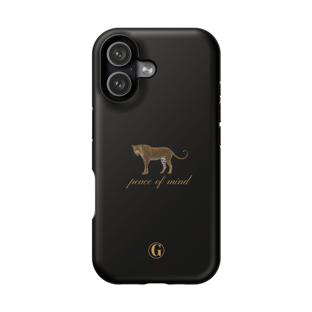 Black 'Peace of Mind' Panther Phone Case