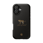 Black 'Peace of Mind' Panther Phone Case