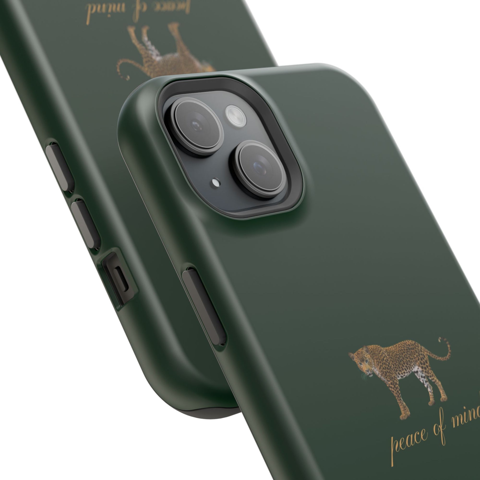 Emerald Green 'Peace of Mind' Panther Phone Case