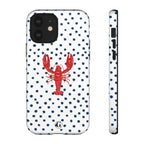 Crawfish on Blue Dots Phone Case