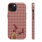 Dark Red Cowboy Boots Phone Case