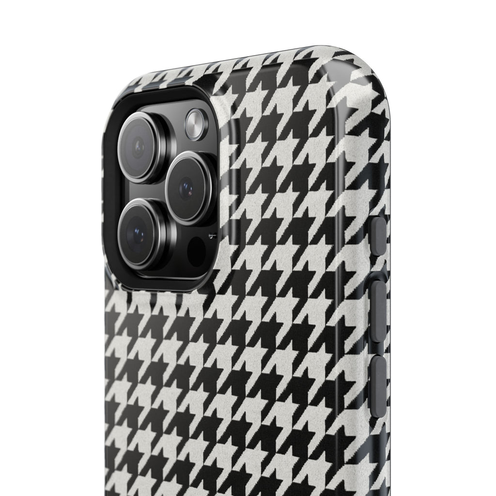 Houndstooth Print Phone Case