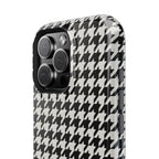 Houndstooth Print Phone Case