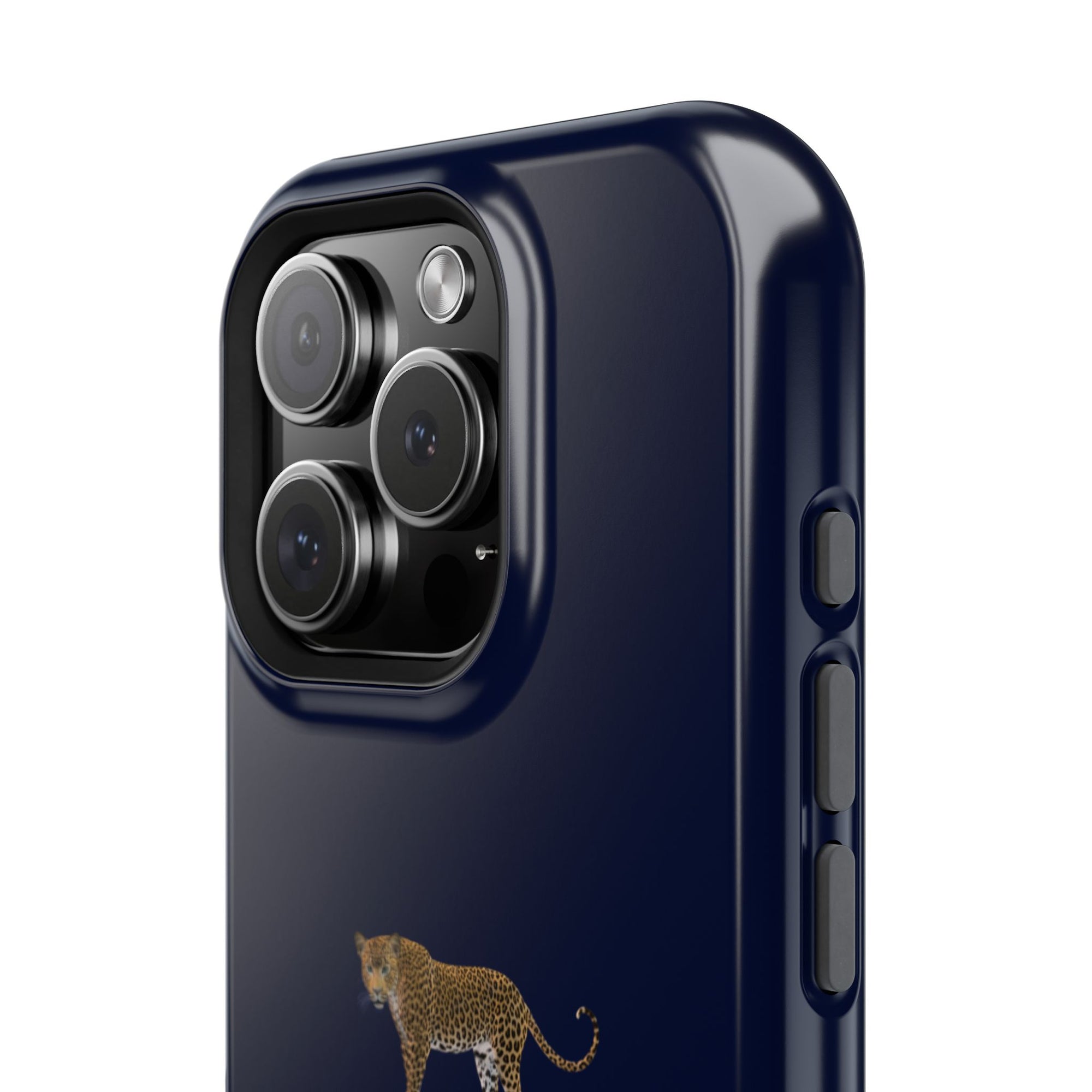 Navy Blue 'Peace of Mind' Panther Phone Case