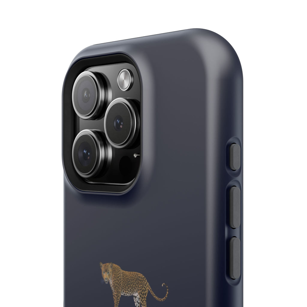 Navy Blue 'Peace of Mind' Panther Phone Case