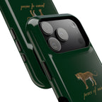 Emerald Green 'Peace of Mind' Panther Phone Case