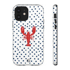 Crawfish on Blue Dots Phone Case
