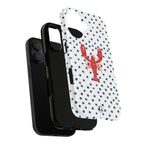 Crawfish on Blue Dots Phone Case