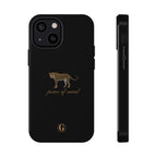 Black 'Peace of Mind' Panther Phone Case