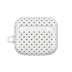 White Polka Dot AirPod Case