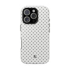White Polka Dots Phone Case