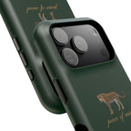 Emerald Green 'Peace of Mind' Panther Phone Case