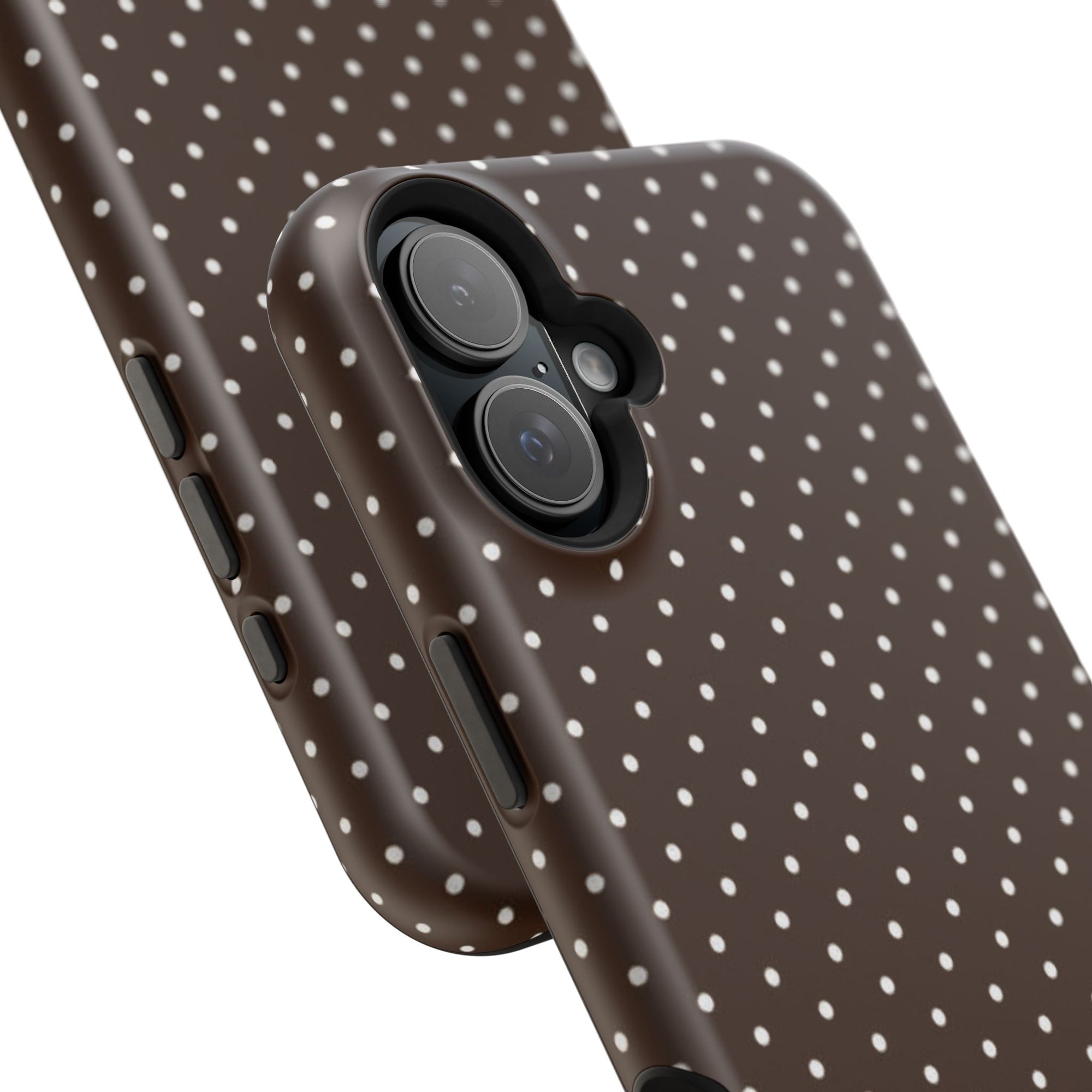 Brown Polka Dots Phone Case