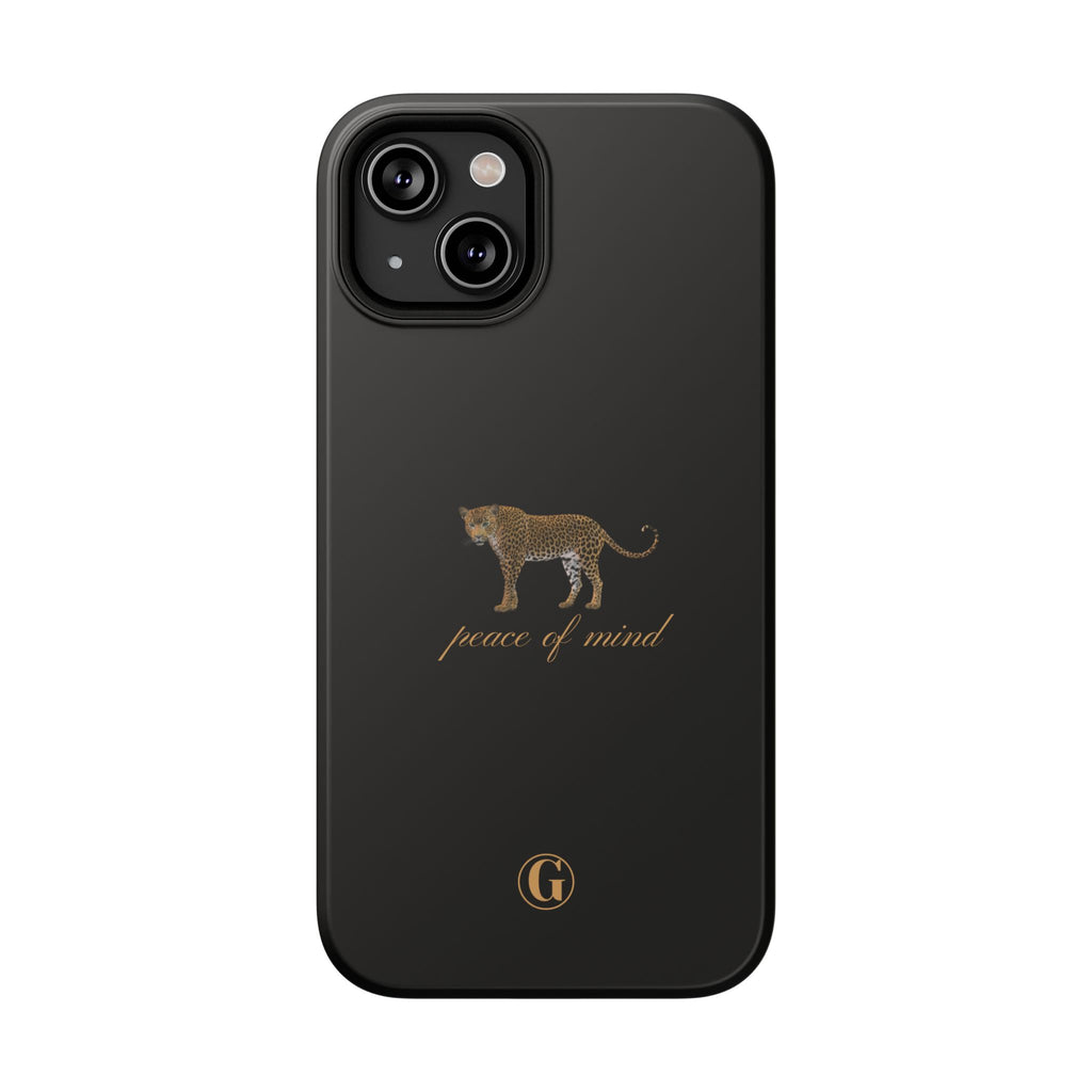 Black 'Peace of Mind' Panther Phone Case