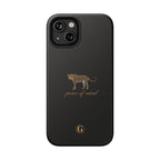 Black 'Peace of Mind' Panther Phone Case