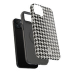 Houndstooth Print Phone Case