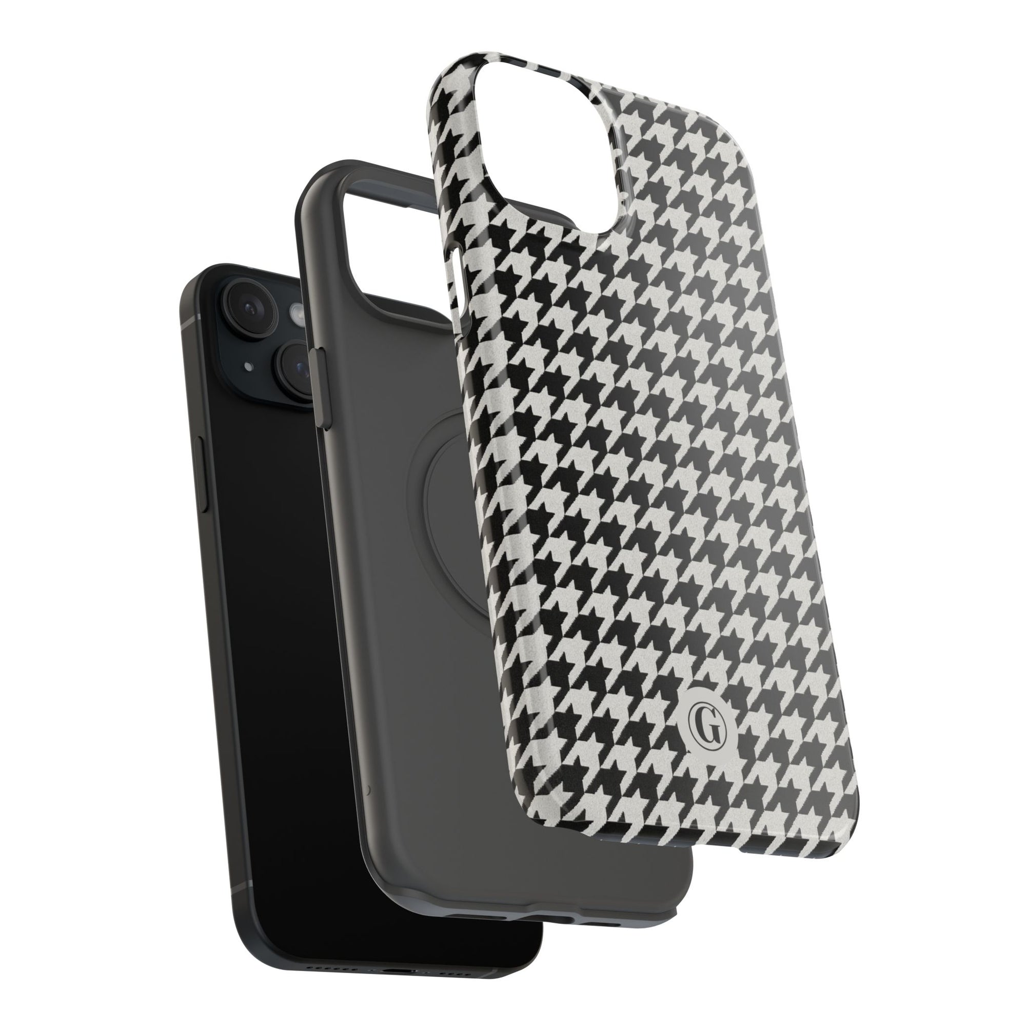 Houndstooth Print Phone Case