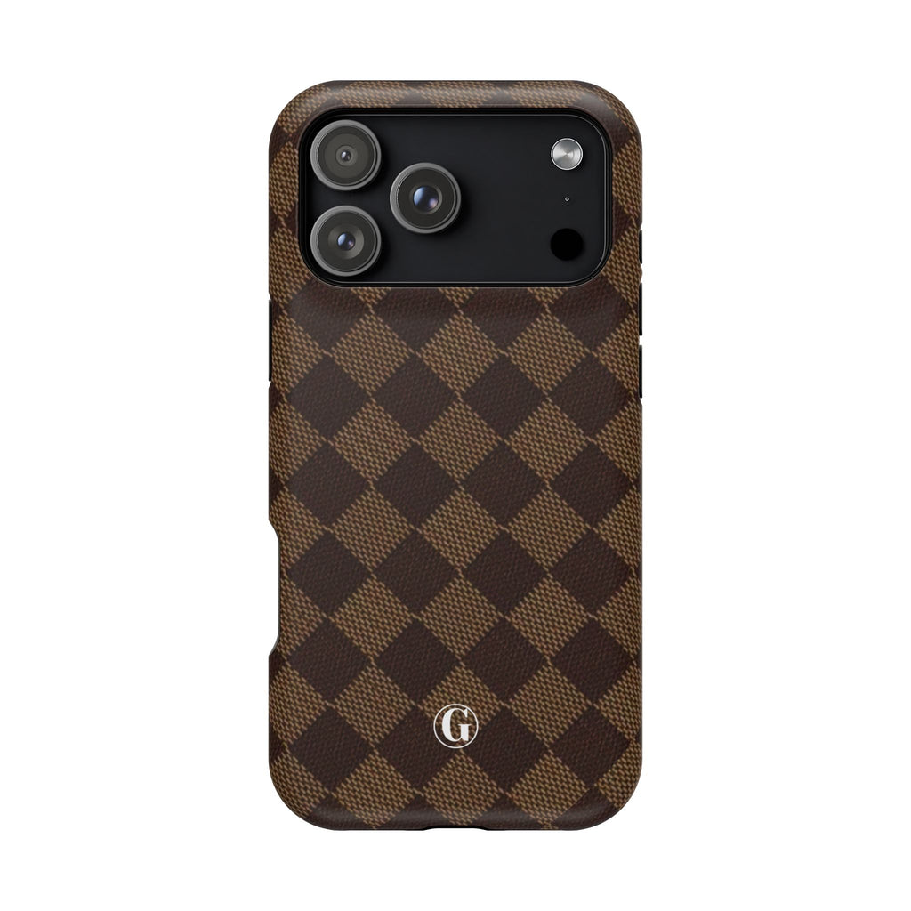 Brown Checkmate Phone Case