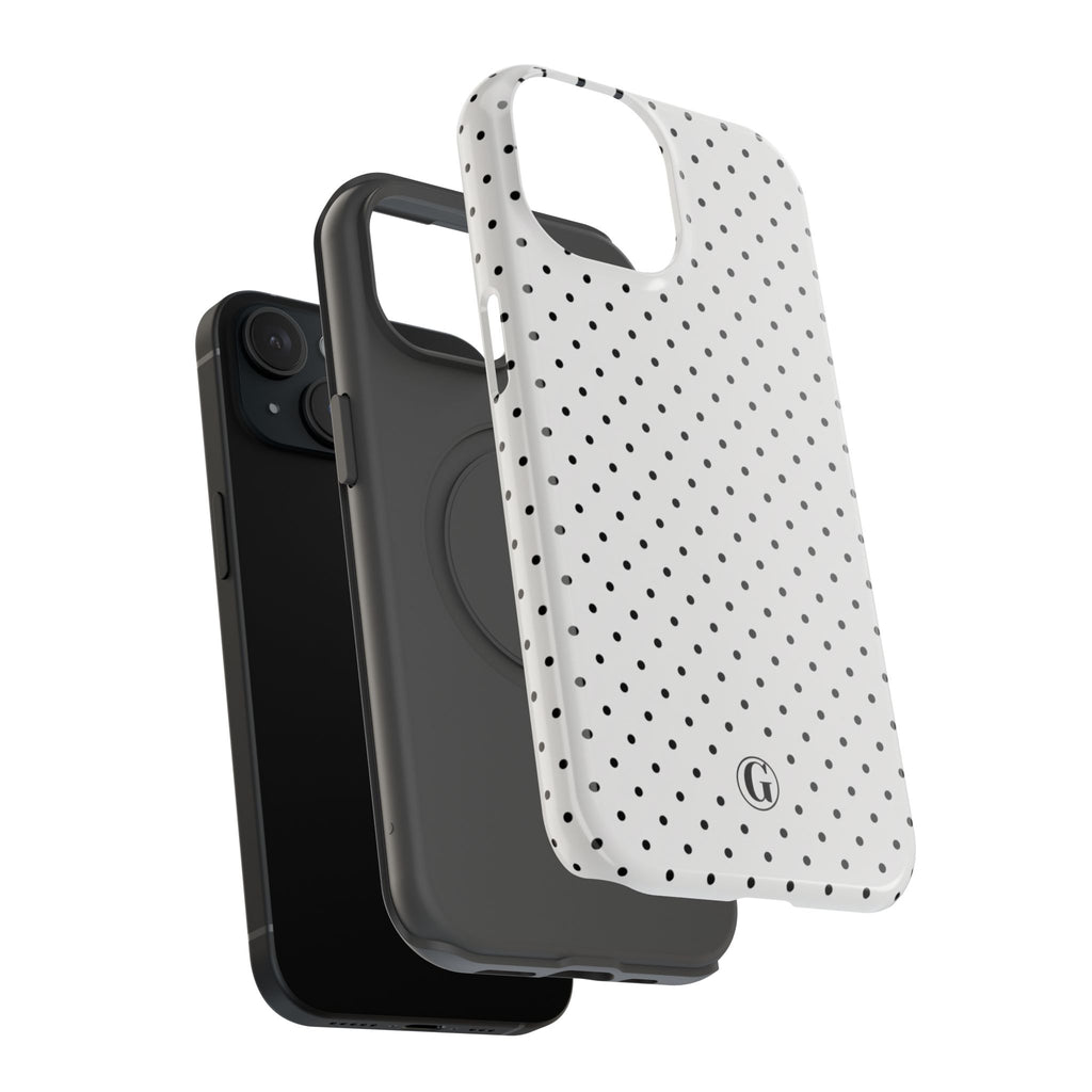 White Polka Dots Phone Case