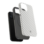 White Polka Dots Phone Case
