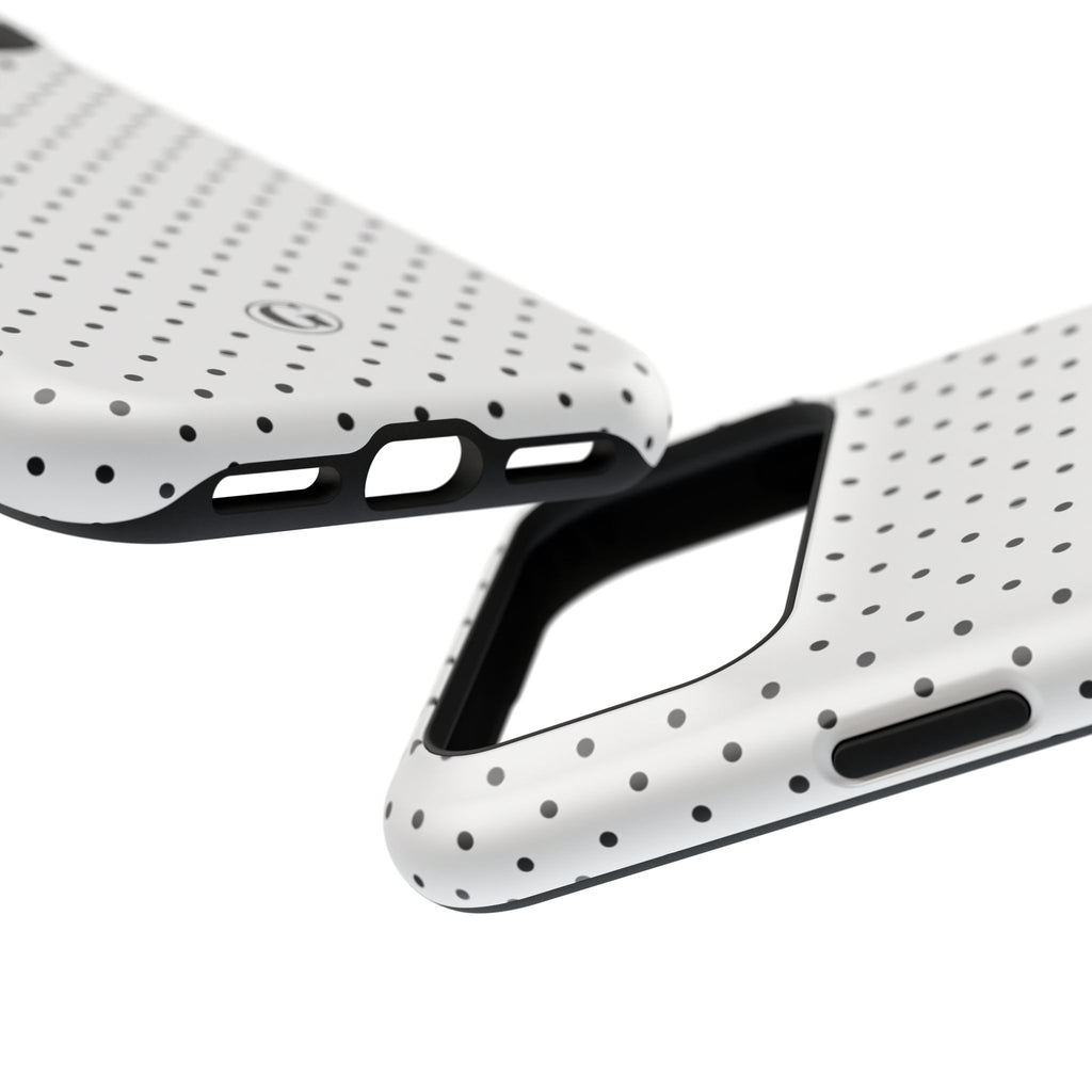 White Polka Dots Phone Case