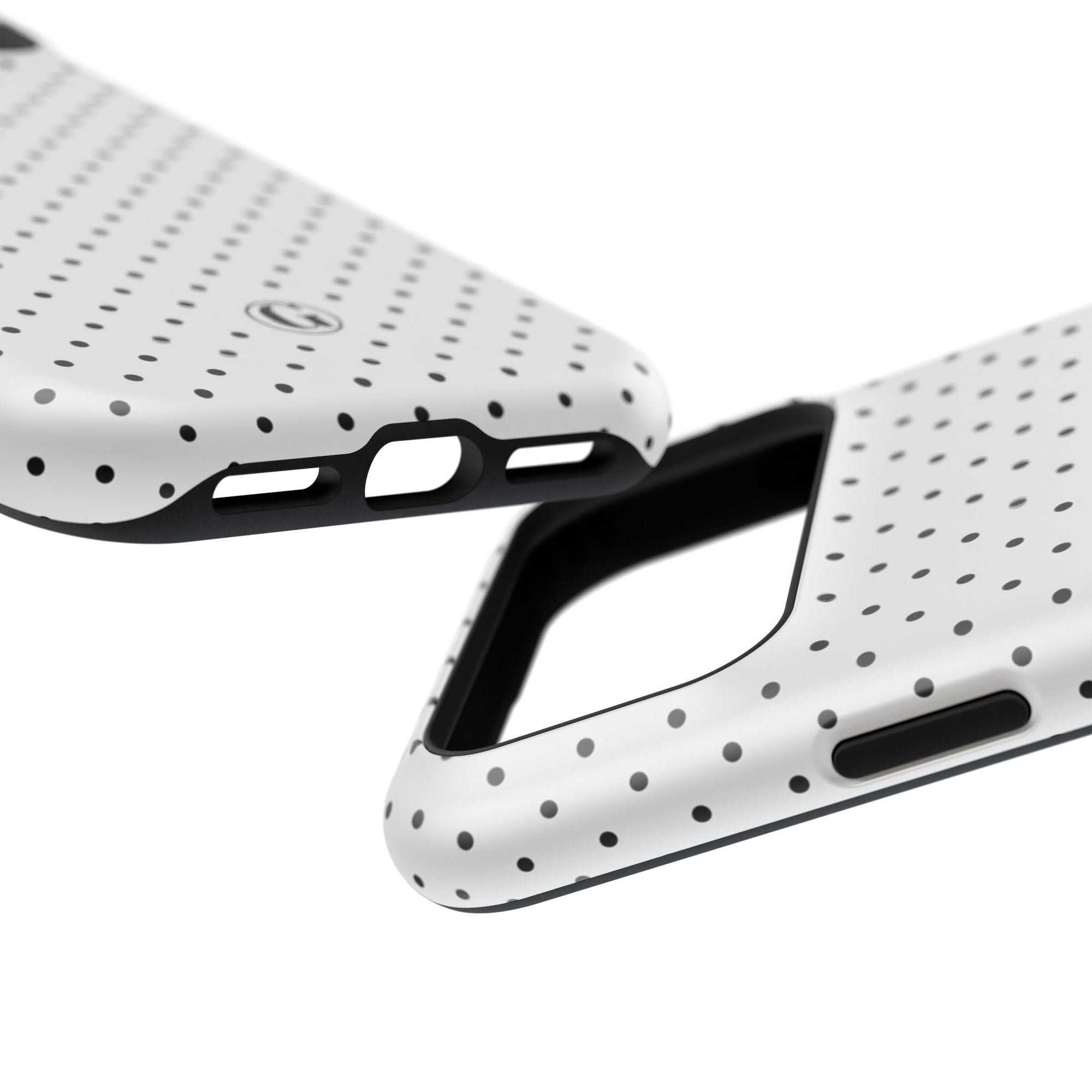 White Polka Dots Phone Case