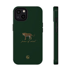 Emerald Green 'Peace of Mind' Panther Phone Case