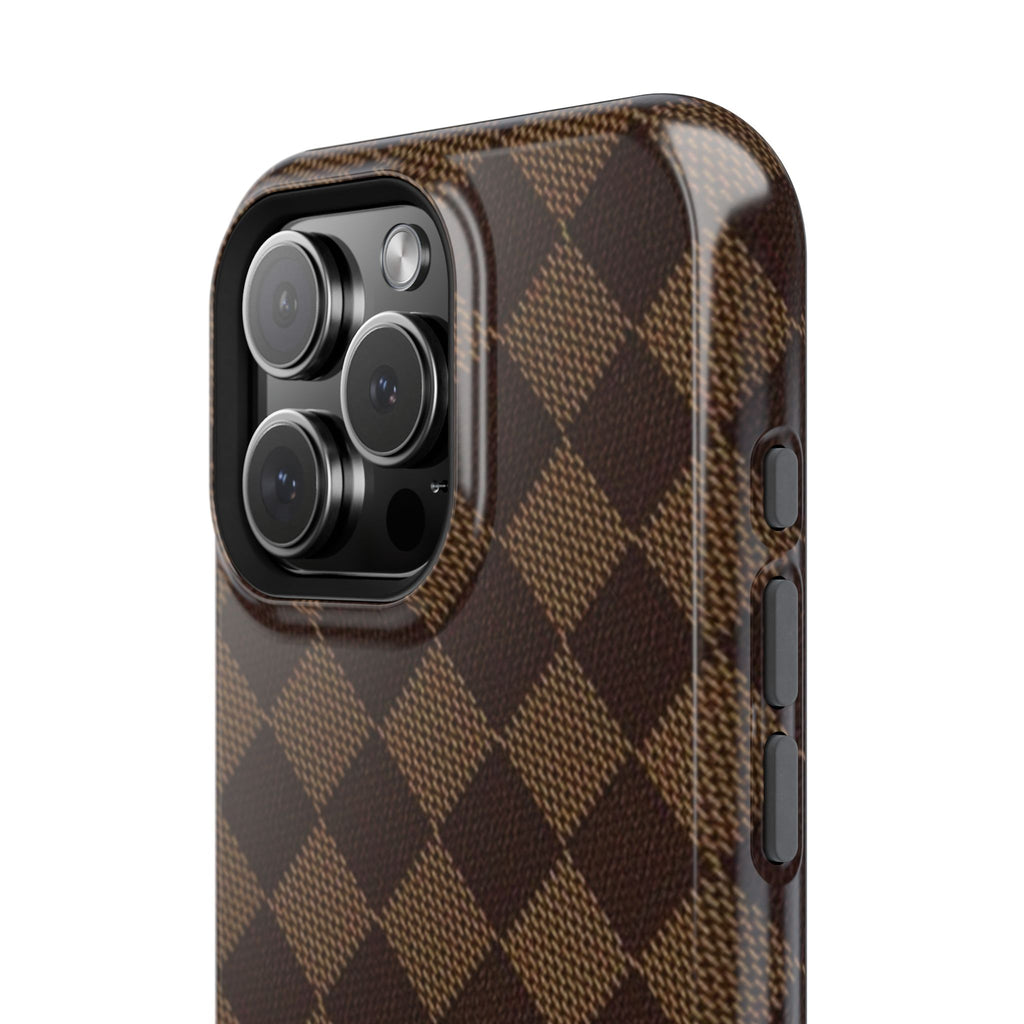 Brown Checkmate Phone Case