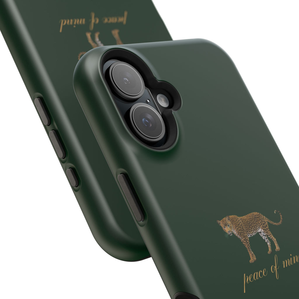 Emerald Green 'Peace of Mind' Panther Phone Case