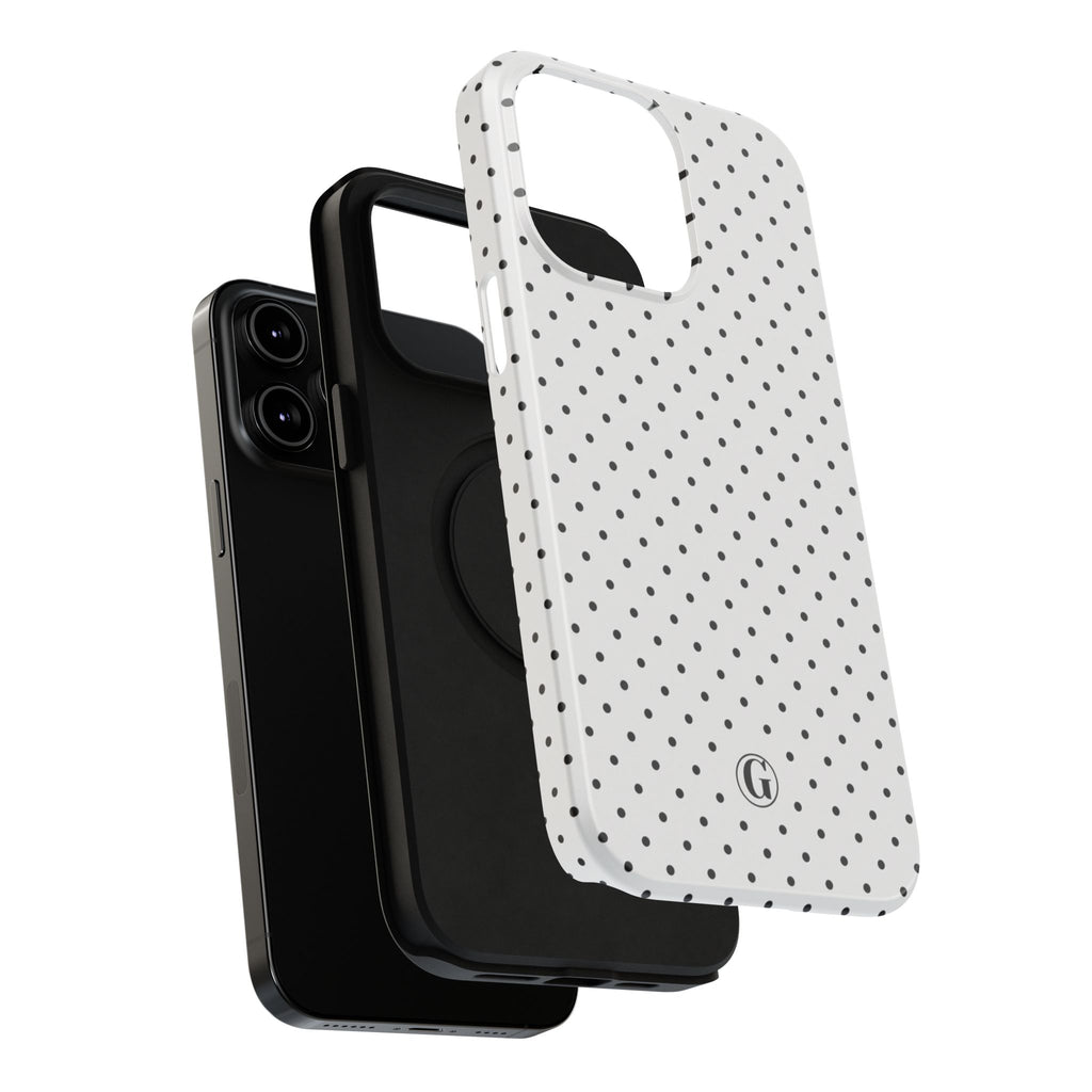 White Polka Dots Phone Case