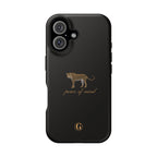 Black 'Peace of Mind' Panther Phone Case