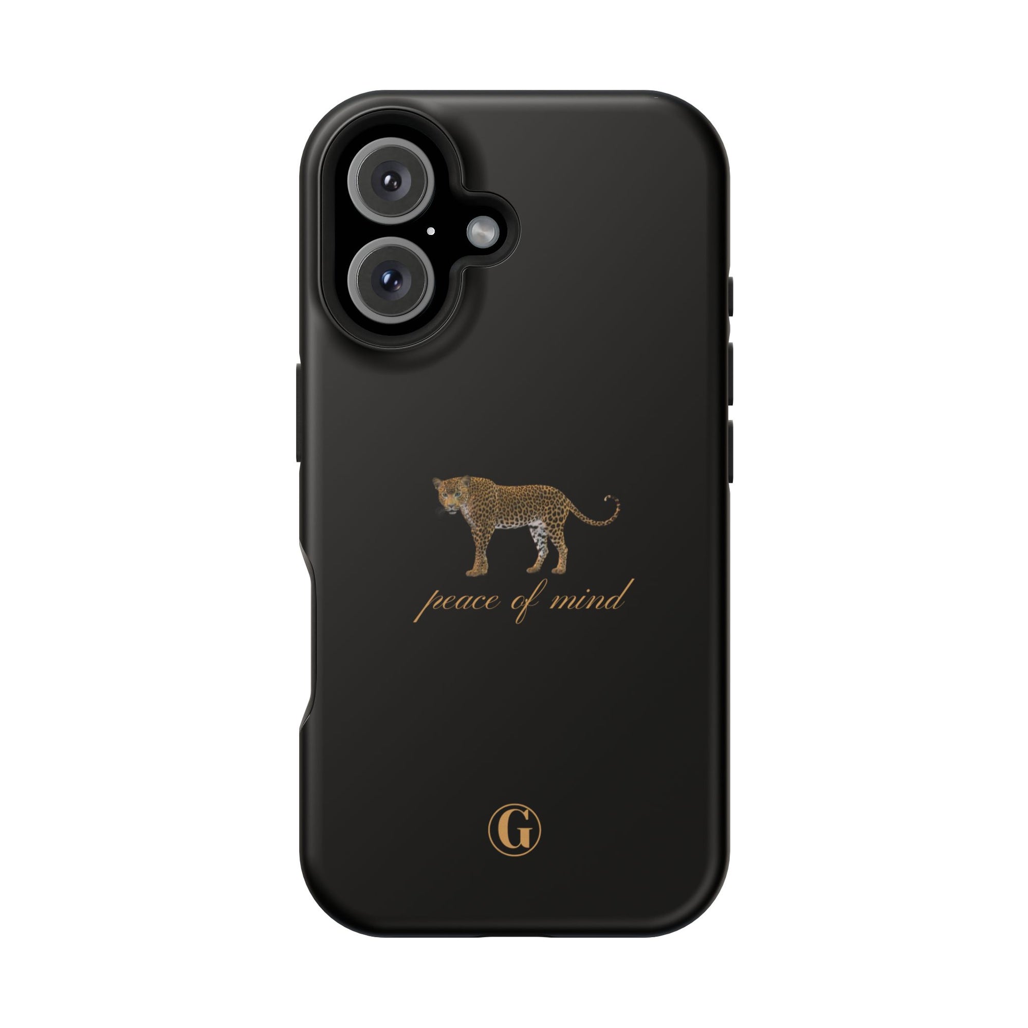 Black 'Peace of Mind' Panther Phone Case