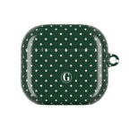 Emerald Green Polka Dot AirPod Case
