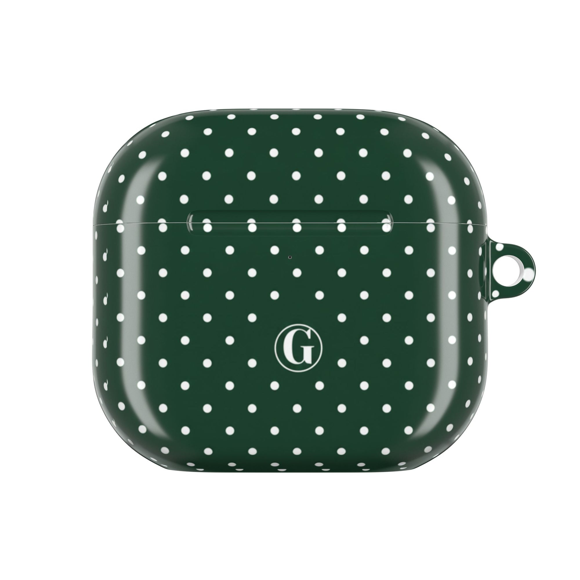 Emerald Green Polka Dot AirPod Case