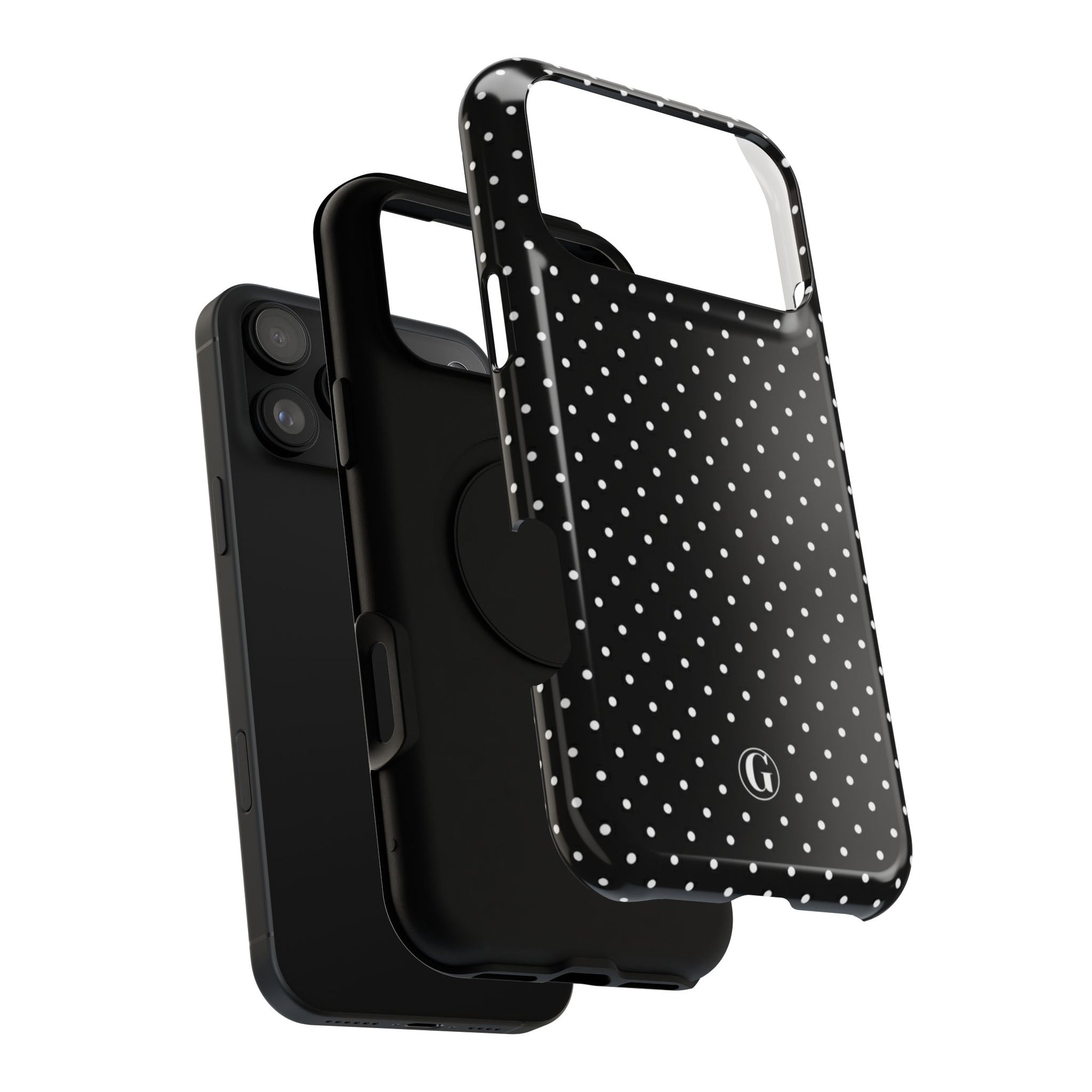 Black Polka Dots Phone Case