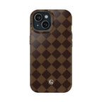 Brown Checkmate Phone Case