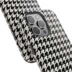 Houndstooth Print Phone Case