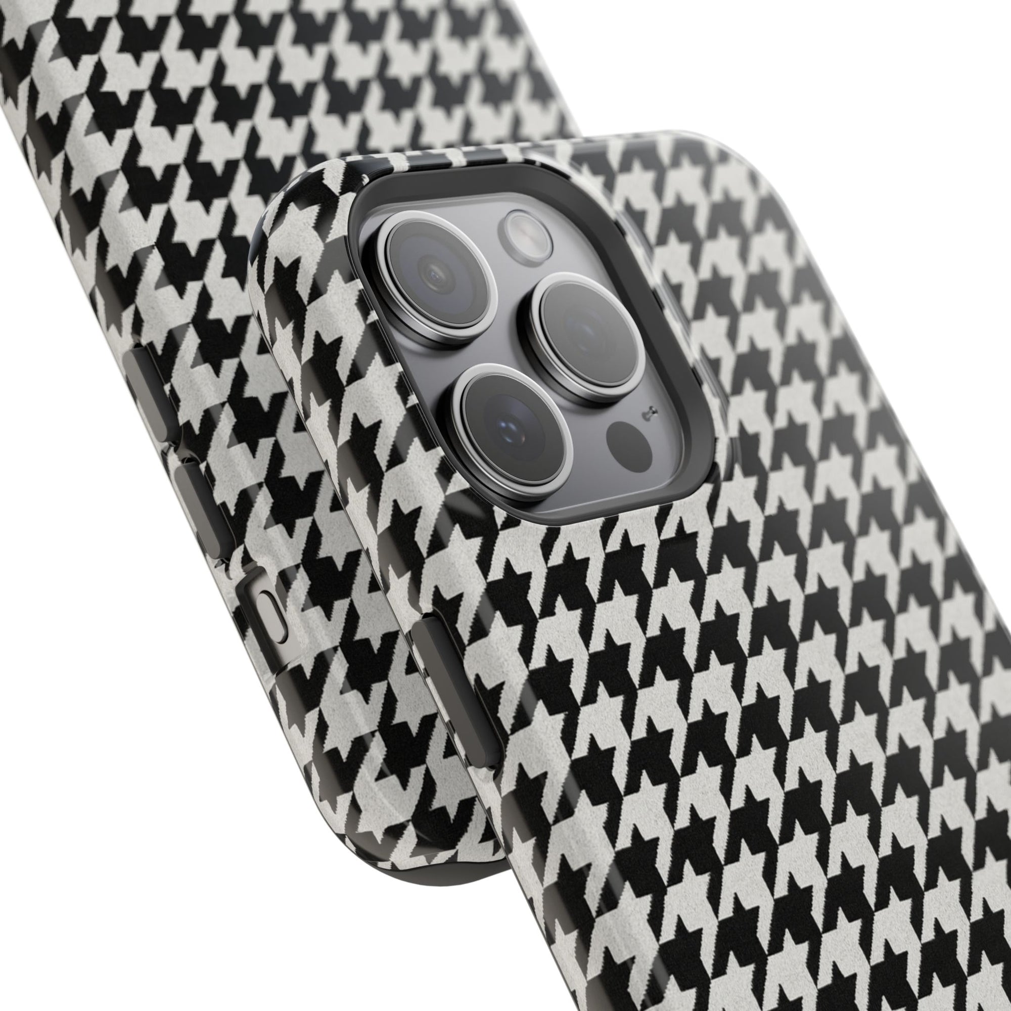Houndstooth Print Phone Case