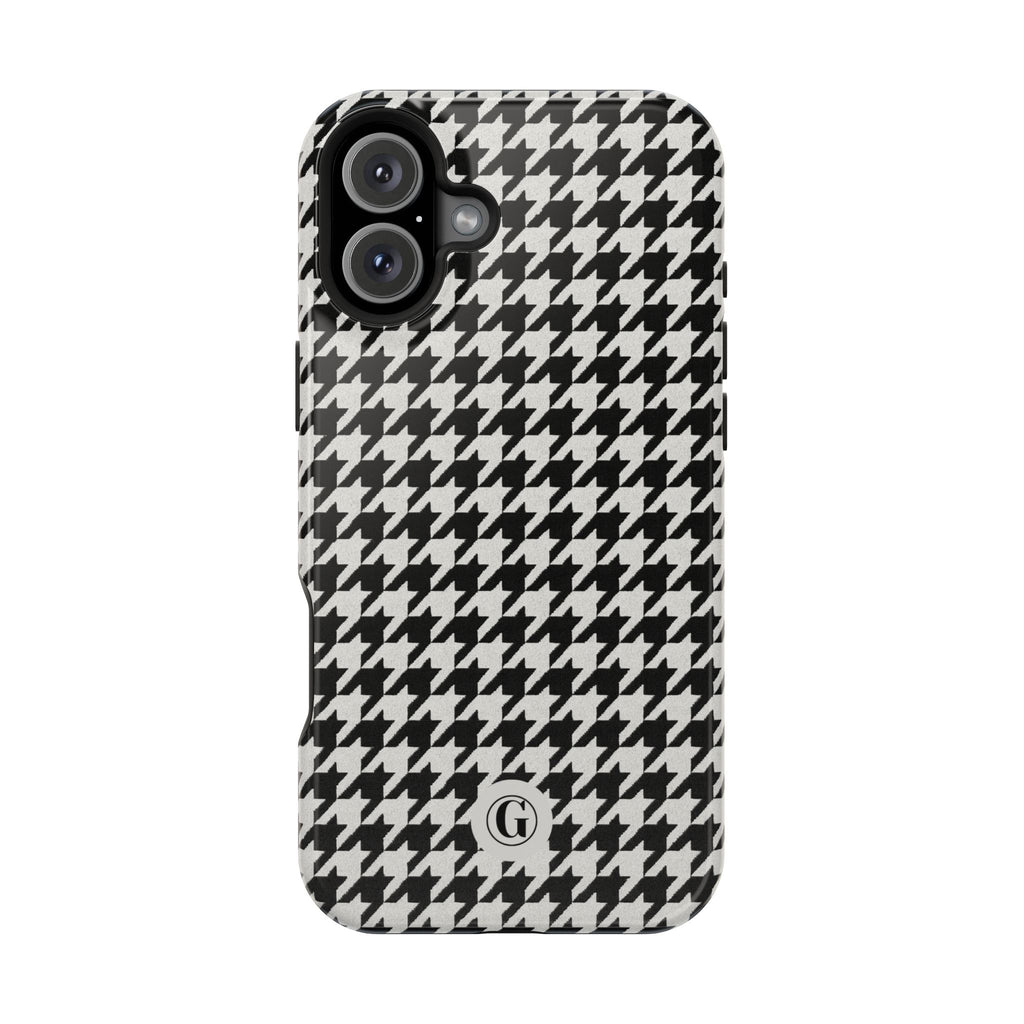 Houndstooth Print Phone Case