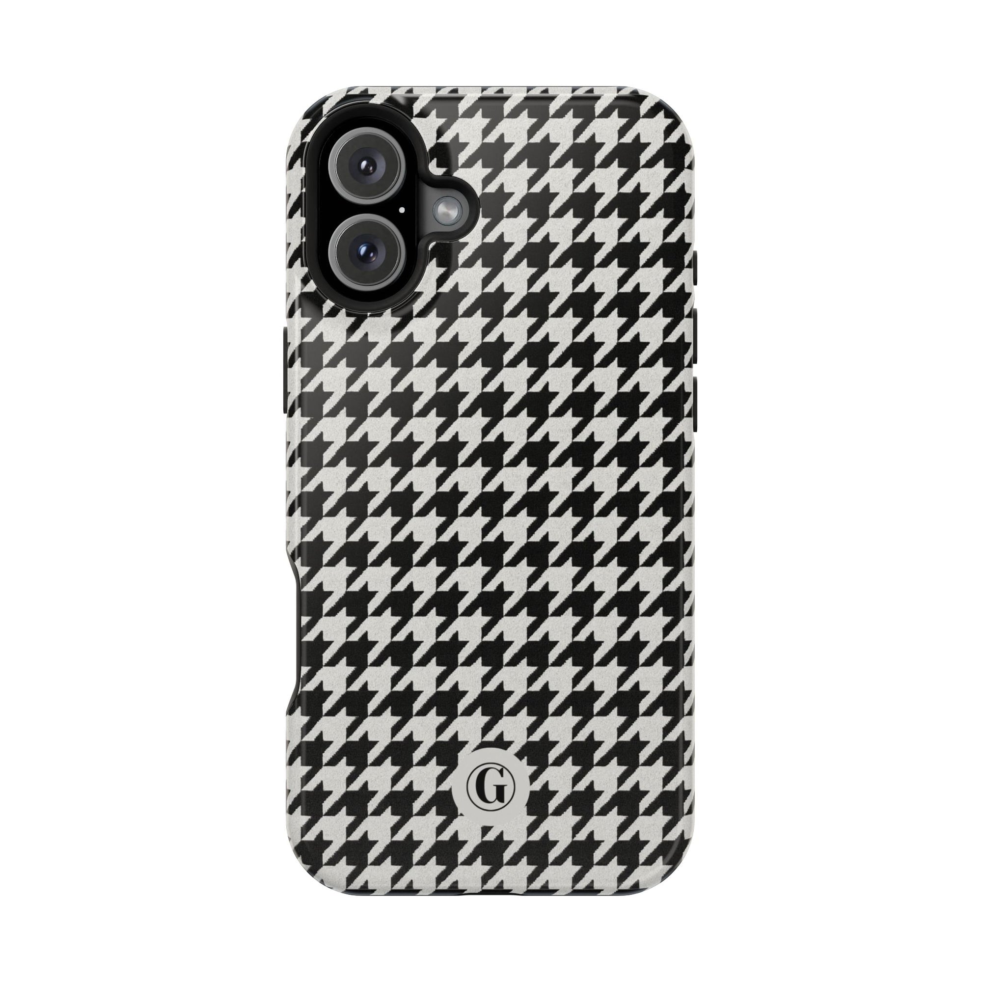 Houndstooth Print Phone Case