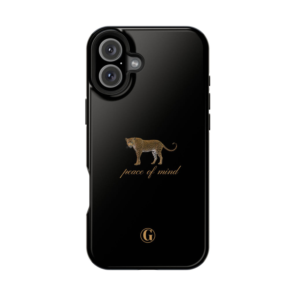 Black 'Peace of Mind' Panther Phone Case