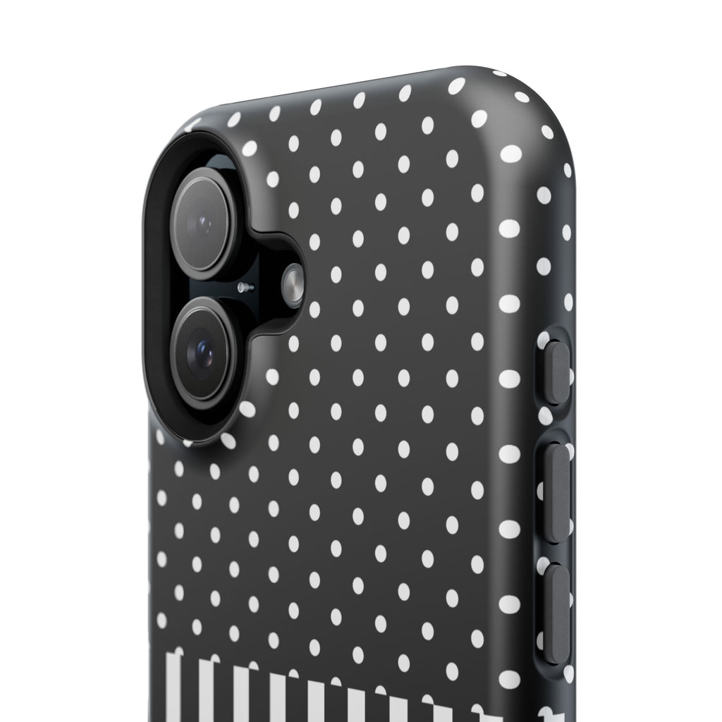 B&W Polka Dots x Stripes Phone Case