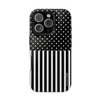 B&W Polka Dots x Stripes Phone Case