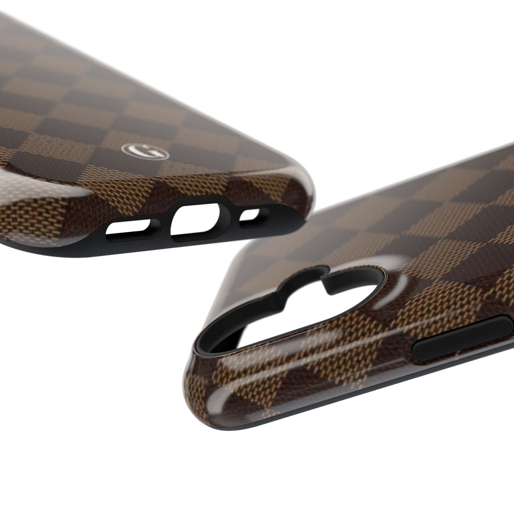 Brown Checkmate Phone Case