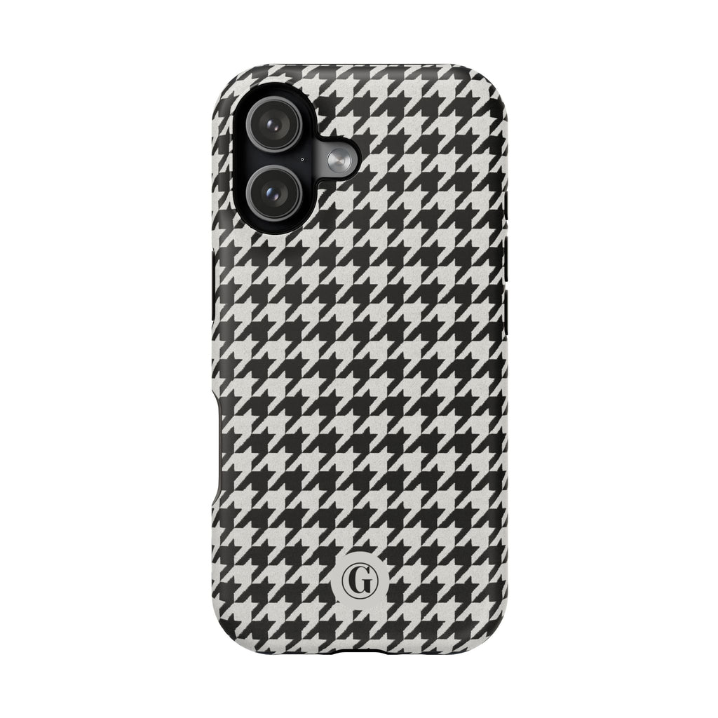 Houndstooth Print Phone Case