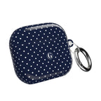 Navy Blue Polka Dot AirPod Case