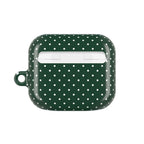 Emerald Green Polka Dot AirPod Case