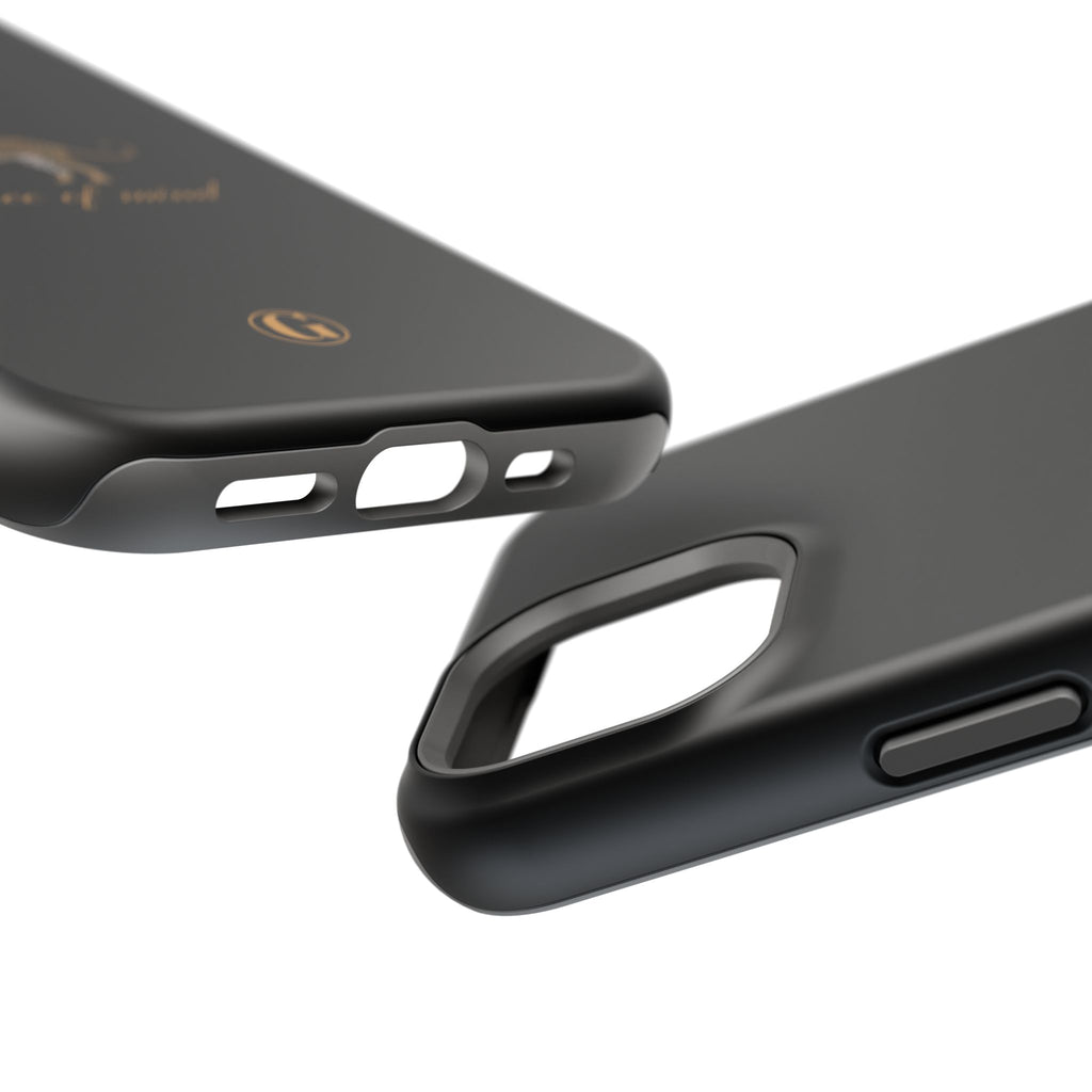 Black 'Peace of Mind' Panther Phone Case