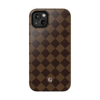 Brown Checkmate Phone Case
