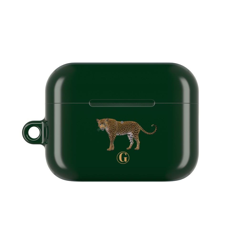 Emerald Green Panther AirPod Case